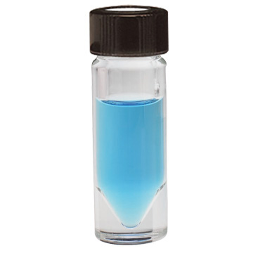 WHEATON 新一代小瓶 10 mL 無色透明 頂端開口 黑色酚醛樹脂旋蓋 帶PTFE表面的硅樹脂蓋墊 6 個/盒