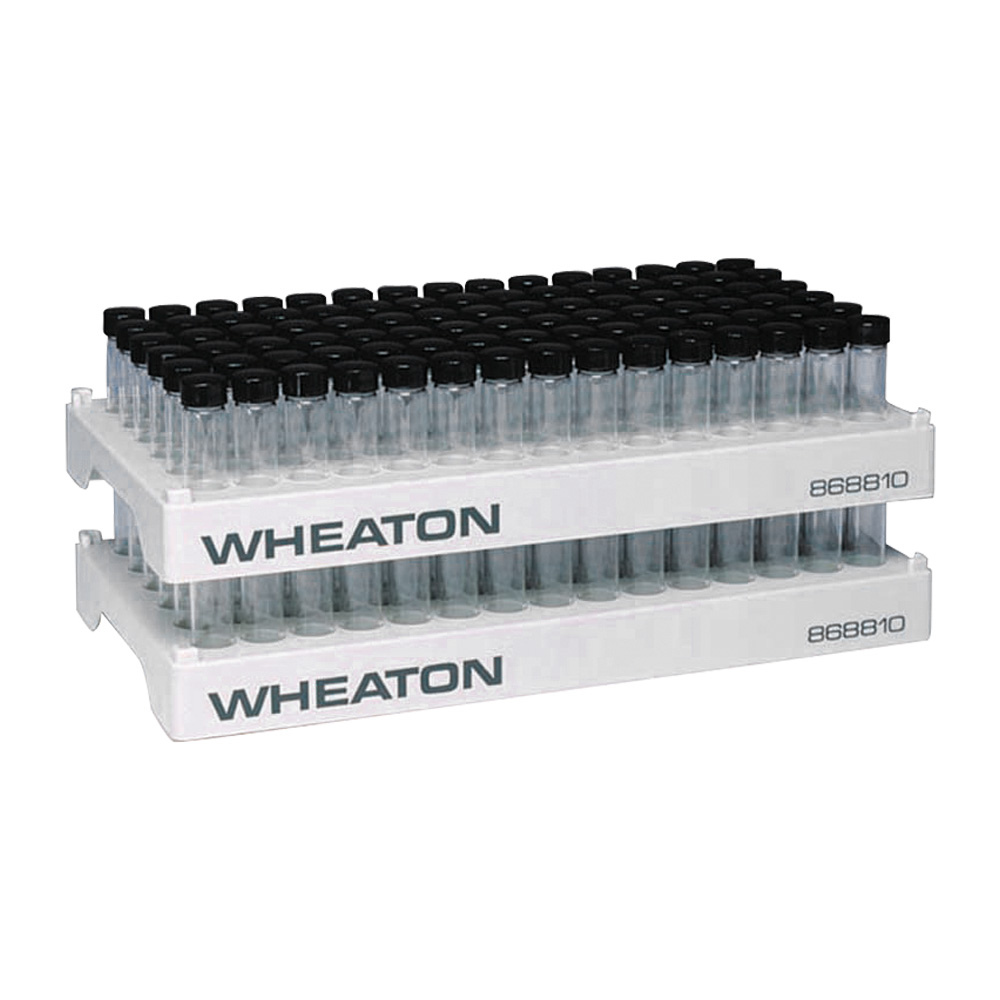 WHEATON 小瓶架 90 瓶位 孔內徑 17.1 mm 5 個/盒