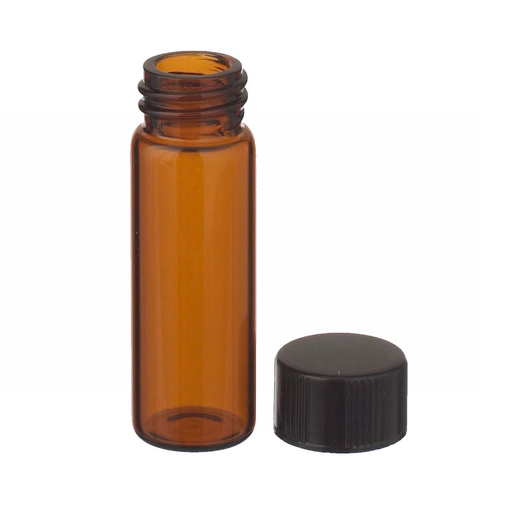 WHEATON E-C取樣瓶 4 mL 棕色 黑色酚醛樹脂蓋 14B橡膠蓋墊 200 個/盒