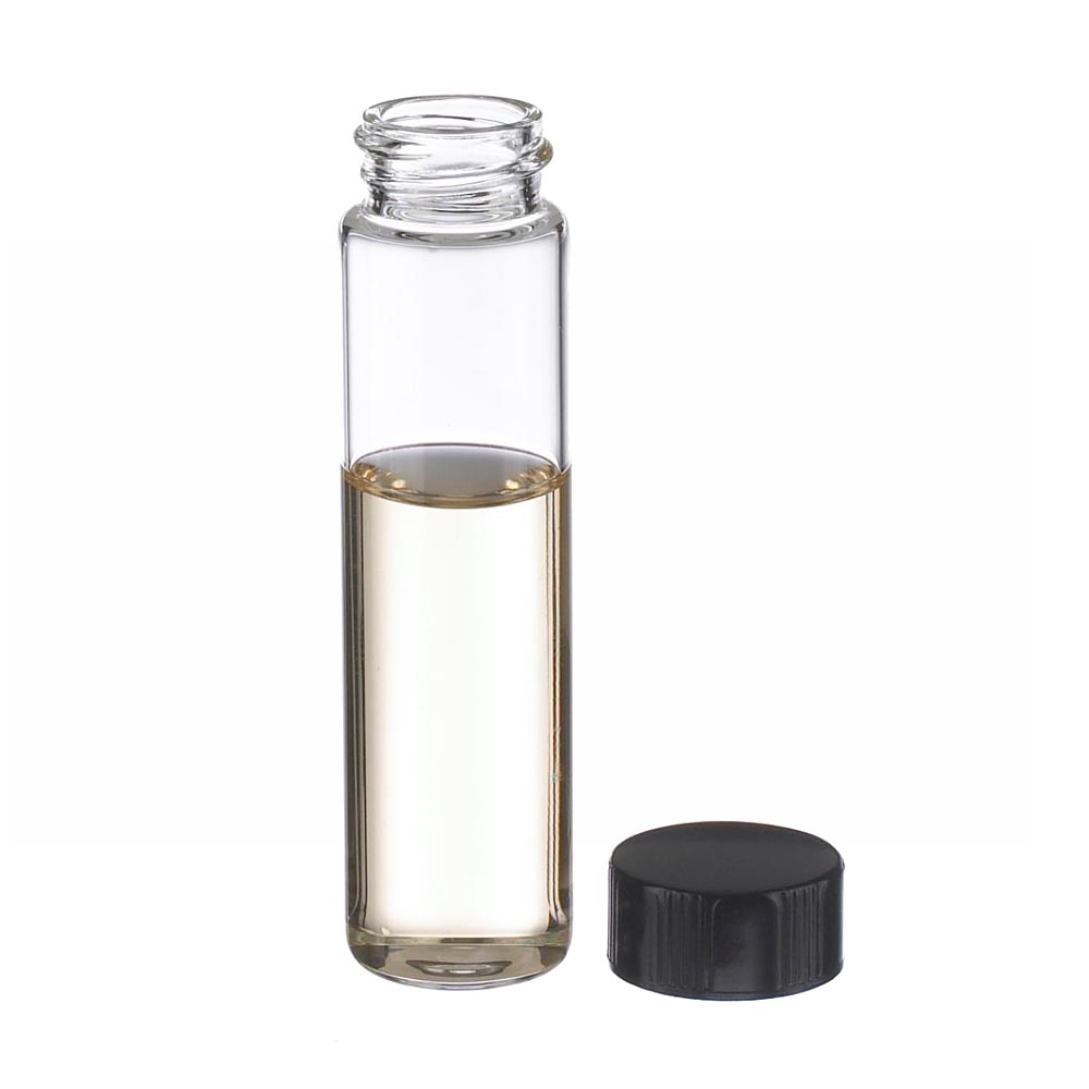 WHEATON E-C取樣瓶 24 mL 無色透明 黑色酚醛樹脂蓋 14B橡膠蓋墊 200 個/盒