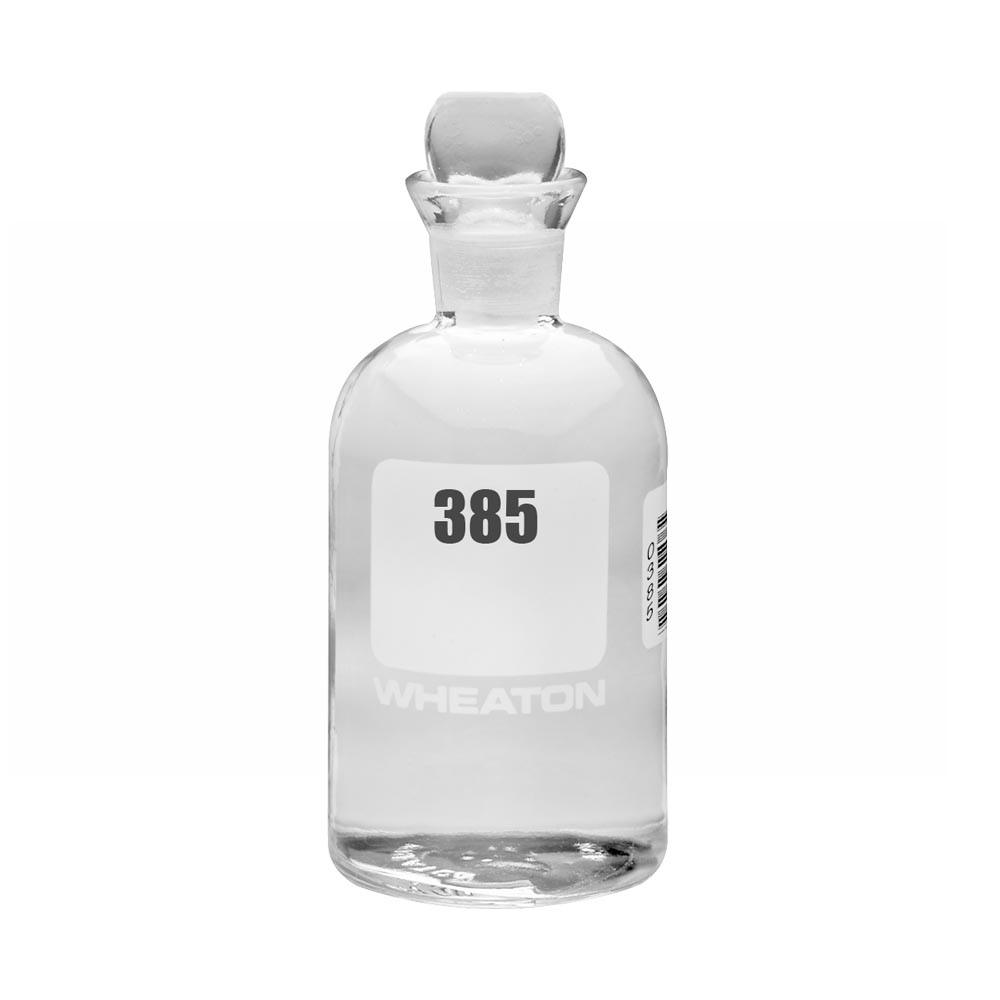 WHEATON 生化需氧量瓶 BOD瓶 300 mL 385 - 408 玻璃pennyhead塞 24個/盒