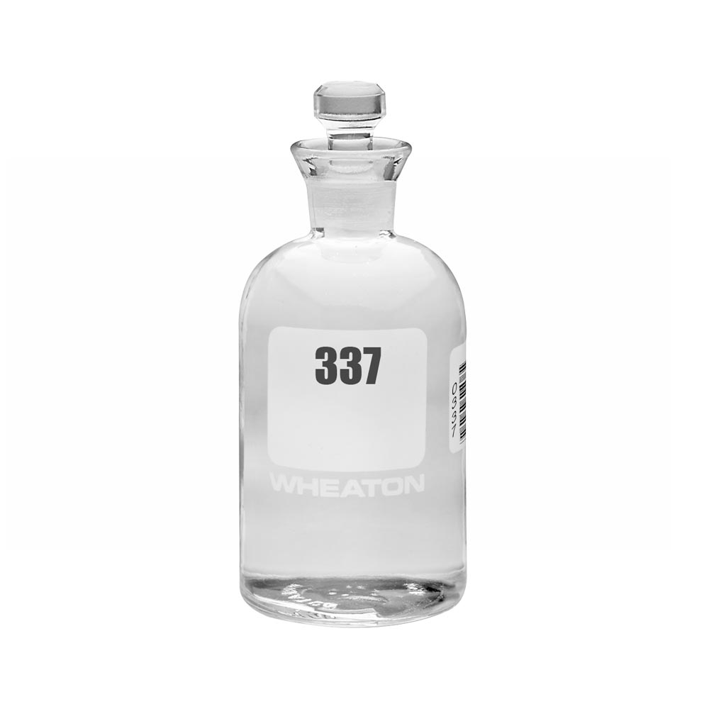 WHEATON 生化需氧量瓶 BOD瓶 300 mL 337 - 360 玻璃robotic塞 24個/盒