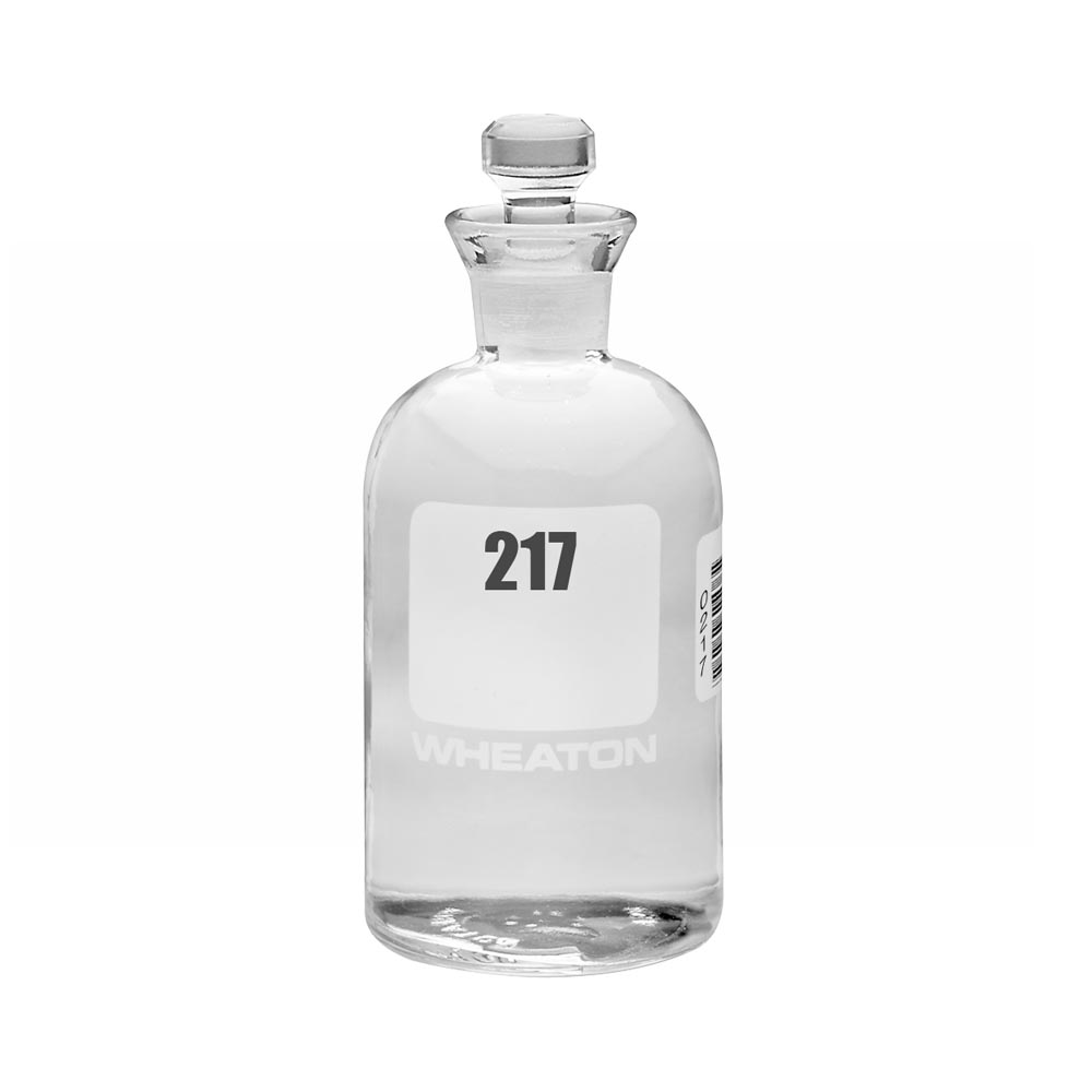 WHEATON 生化需氧量瓶 BOD瓶 300 mL 217 - 240 玻璃robotic塞 24個/盒