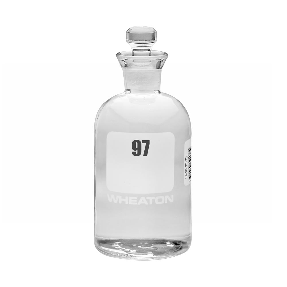 WHEATON 生化需氧量瓶 BOD瓶 300 mL 97 - 120 玻璃robotic塞 24個/盒