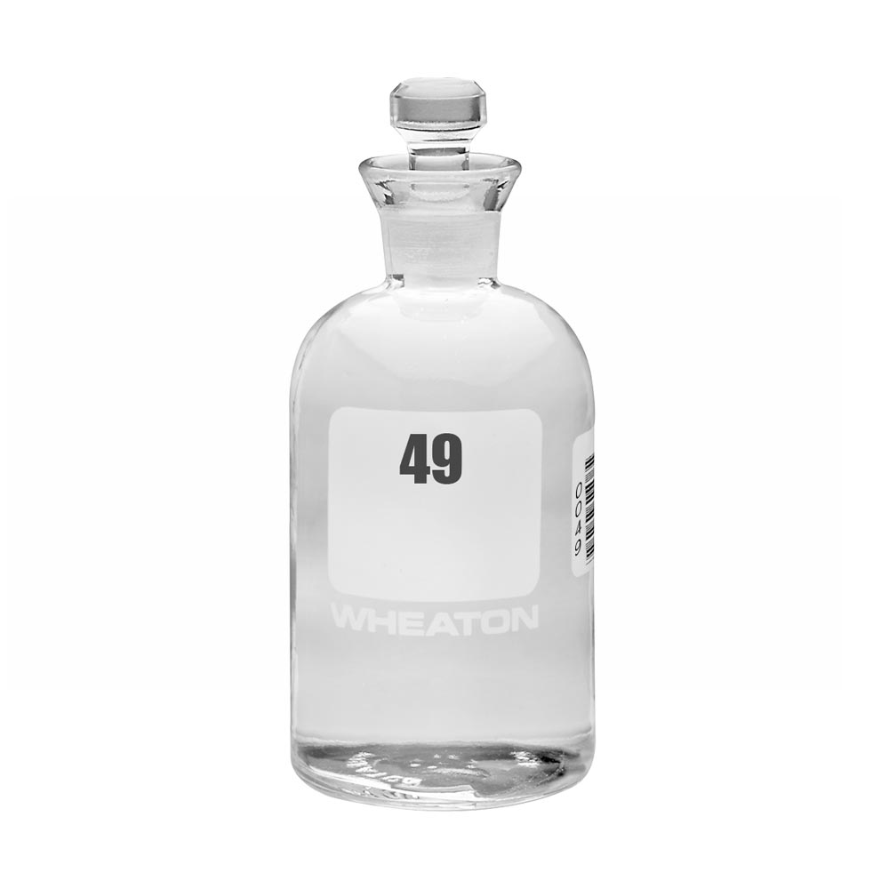 WHEATON 生化需氧量瓶 BOD瓶 300 mL 49 - 72 玻璃robotic塞 24個/盒