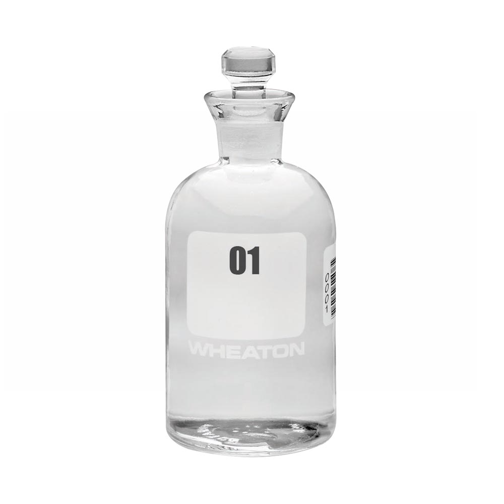 WHEATON 生化需氧量瓶 BOD瓶 300 mL 1 - 24 玻璃robotic塞 24個/盒
