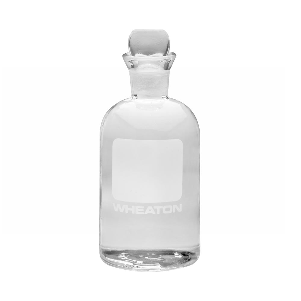 WHEATON 生化需氧量瓶 BOD瓶 300 mL 無序列 玻璃pennyhead塞 24個/盒