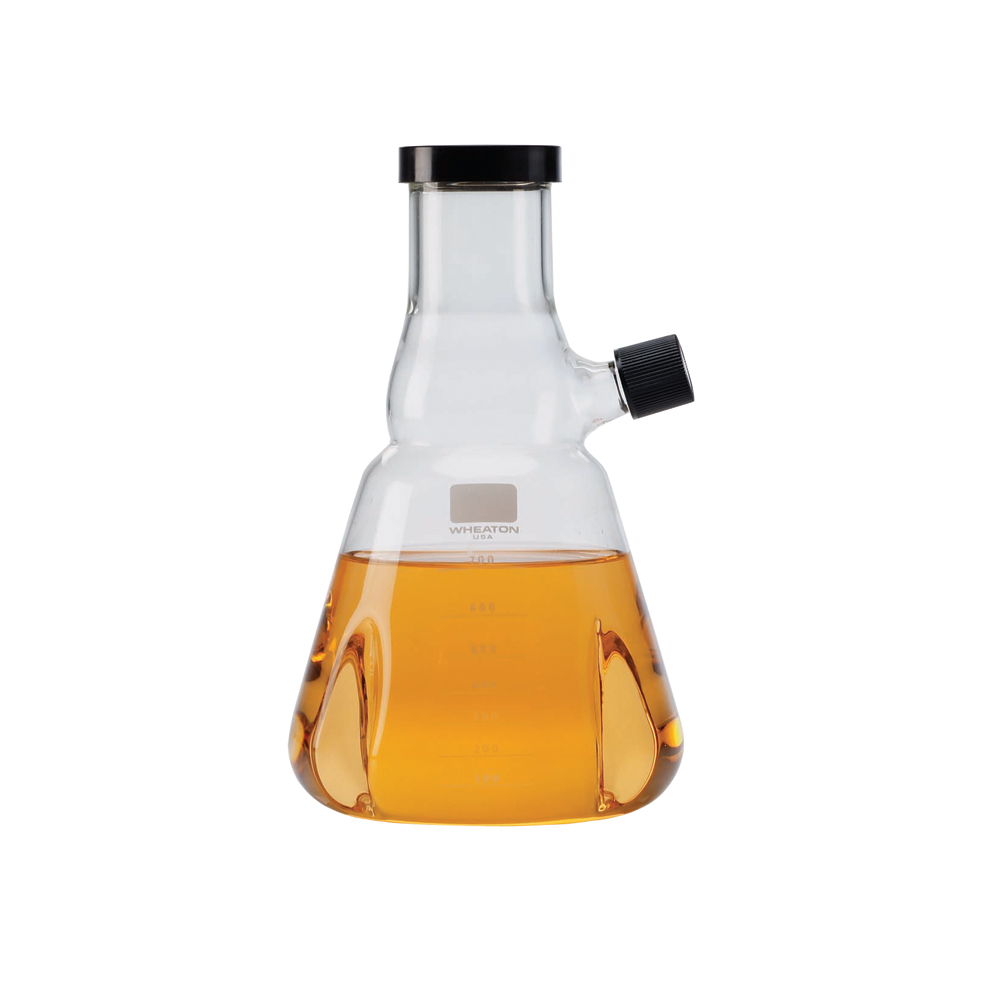 WHEATON 有傾倒口的胰酶消解瓶 150mL，有刻度 1個