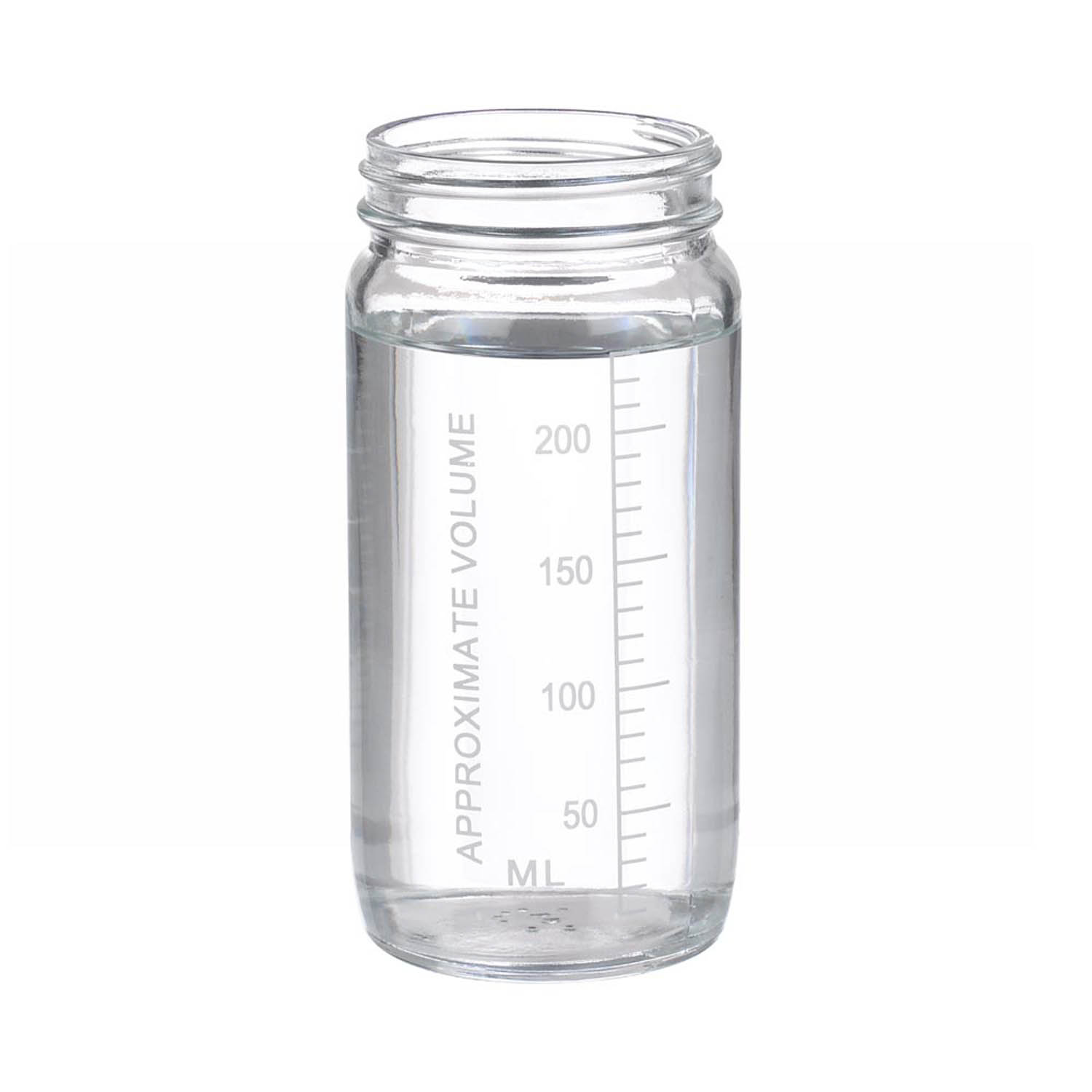 WHEATON 250mL 無色透明刻度瓶 無蓋 96個/盒