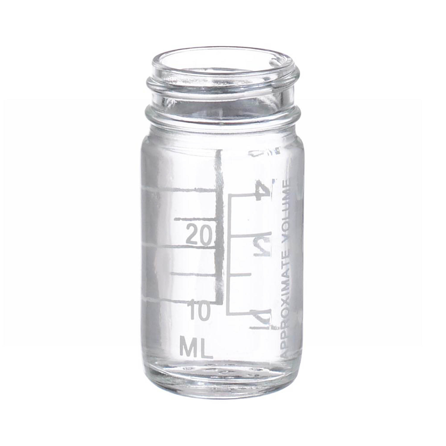 WHEATON 30mL 無色透明刻度瓶 無蓋 432個/盒